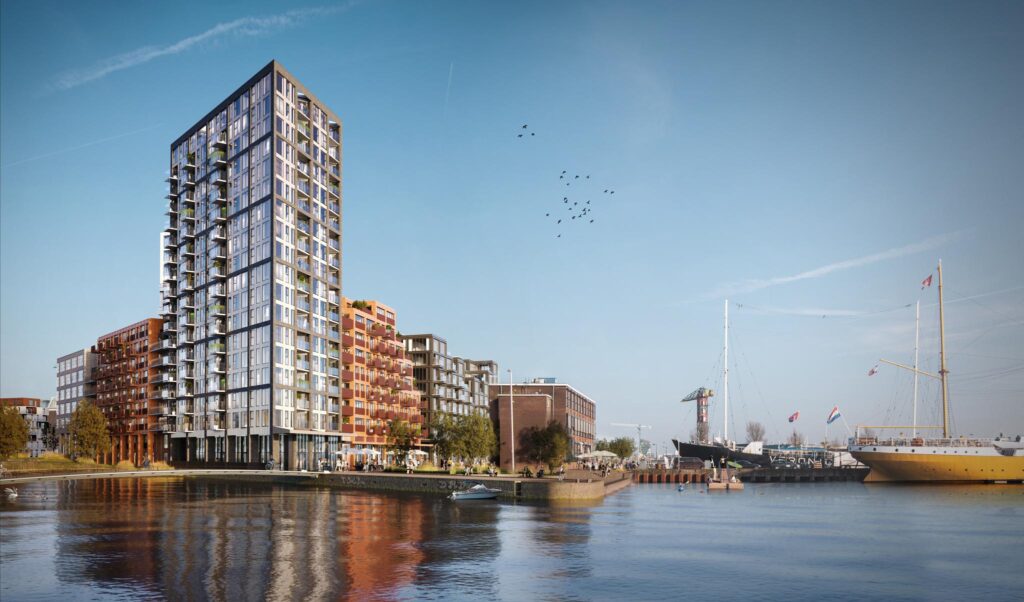 Nieuwbouwaanbod Fris Wonen South Dock Amsterdam